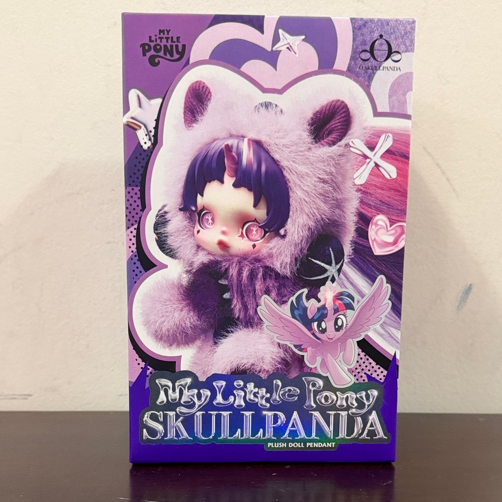 My Little Pony Skullpanda Plush Doll Pendant - NWT CONFIRMED RAINBOWDASH